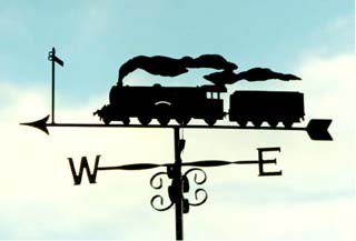 Flying Scotsman weather vane